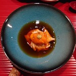 天ぷら とばり - 湯葉の雲丹がけ