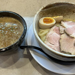 麺や スエタク - 特製　牡蠣みそつけめん　