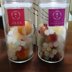 Choya - 催事利用：蝶矢梅キット 各2,500円✨甘い南高梅と酸っぱめのパープルクイーン。ここから1週間で梅シロップの出来上がりです。約3杯分が出来るそう。