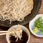 細巻きと蕎麦 あおの - ざる蕎麦