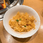 炭焼 金竜山 - 卵かけご飯