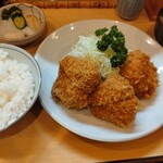 とんかつ燕楽 - ヒレカツ定食