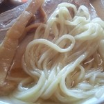 麺屋 ようすけ - 青竹手打ちの中太縮れ麺はコシがありツルツル・ムチムチ・モチモチで美味しい(゜∇^d)!!