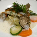 デザミ - 愛媛県八幡浜産白身魚のソテー (1,800円）