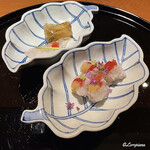 らん亭～ 美日庵 - とら河豚の鉄鎖に河豚の煮凝りと梅雨鱧の落とし