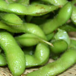 salt boiled edamame