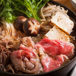 Japanese black beef Sukiyaki