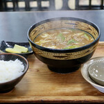 Yabuhei - カレーそば＋ご飯