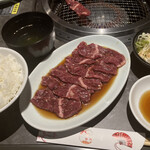 焼肉 犀 - 500円ハラミ定食