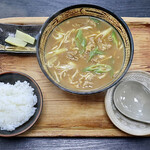 Yabuhei - カレーそば＋ご飯