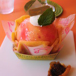 マンジェ・ササ - 白桃のクレープ包み
