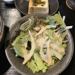 Sumiyakiyakitori hinotetu - ランチセットのサラダ