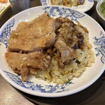Bamiyan - 肉の日限定 豚肉生姜焼き&台湾大からあげチャーハン