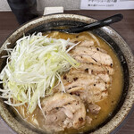 Menya Tomiyoshi - 札幌味噌チャーシュー麺+ネギトッピング