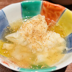 鳥匠 いし井 - 鳥雲呑　地鶏とスッポンのお出汁