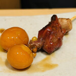 鳥匠 いし井 - ちょうちん（たまひも）