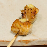 鳥匠 いし井 - 胸肉　山わさび