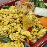 Kuhyaku Ya Shunse - 鶏挽き肉のサブジ弁当（550円）
