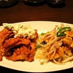 えん沖縄 - 県産鶏のチキン南蛮・麩チャンプルー