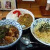 のぞみ - つけ麺とカレーセット（¥900）