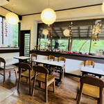 茶寮 風花 - ◎店内のテーブル席