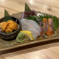 串揚げ アガルコメ。 恵比寿店 - 刺身盛り合わせ