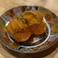 串揚げ アガルコメ。 恵比寿店 - 生ウニいくらのウフマヨ