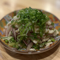 串揚げ アガルコメ。 恵比寿店 - ねぎだく鶏皮ポン酢