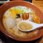 麺龍 炎の杜 - とんこつスープ