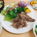 岡垣食堂 - 定食(鯨の唐揚げ)900円