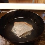 片折 - 〆た小鯛の出汁茶漬け