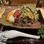 饗 くろ喜 - ヤングコーンとローストマトの汁なし担担麺（饗くろ㐂）2023.6