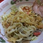 ラーメンたんろん - 冷やし肉祭り-揚げ玉ダイブ(2013/8)