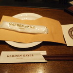 サッポロビール園 ガーデングリル - テーブルセット