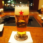 サッポロビール園 ガーデングリル - 開拓使麦酒　620円