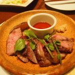 サッポロビール園 ガーデングリル - グレインフェッドラム肩ロースのグリル　1.480円