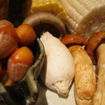 茶良ら - なめこ・一本しめじ