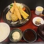 Oshokujidokoro Shikisai - ミックスフライ定食