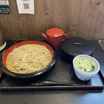 一二三食堂 - もり蕎麦とハーフ親子丼¥1,200