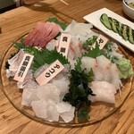 居酒屋 磯飯倶楽部 - 刺身盛り