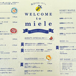 miele - 紙メニュー① 6/2023［by pop_o］