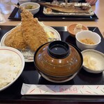 ごはん家 うお福 - 鰺かつ定食