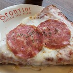 PIZZERIA SPONTINI - マルゲリータピザ＋サラミ 1,000円