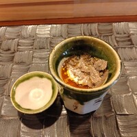 肉割烹 五平 - トリュフ入りフォアグラ茶碗蒸し