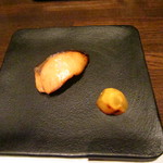 茶良ら - 鮭西京焼きと栗