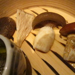 茶良ら - きのこ蒸し