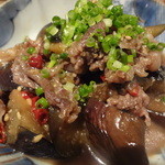 いしもん - 牛肉となす味噌煮