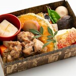 Spiced chicken Steak seasonal Bento (boxed lunch)