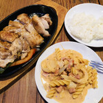 ♪チキン鉄板ステーキ￥1188