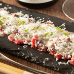 horse sashimi carpaccio